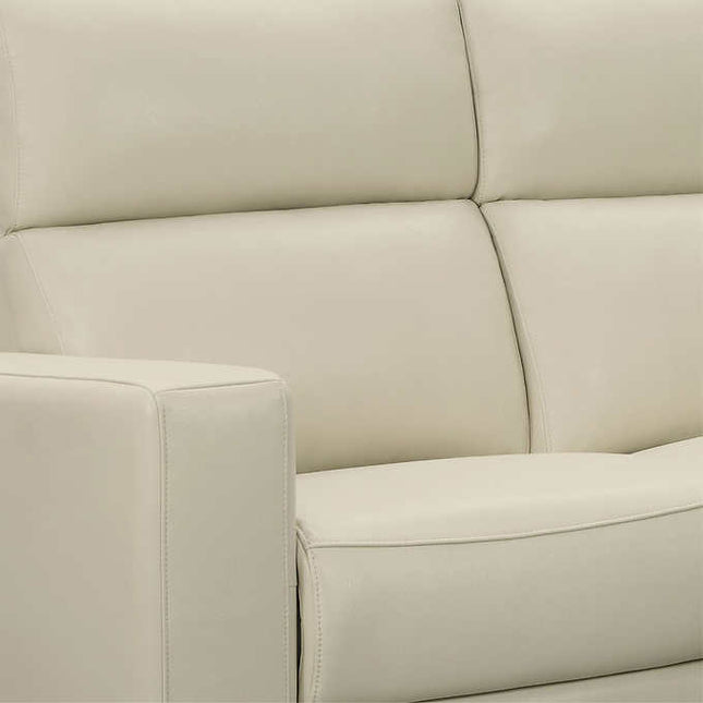 National brand - Leather Power Reclining Loveseat