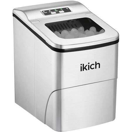 iKich Ice Maker 26lbs/24hrs with LED