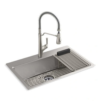 Kohler Pro-Inspired Kitchen Sink Kit with Drying Rack