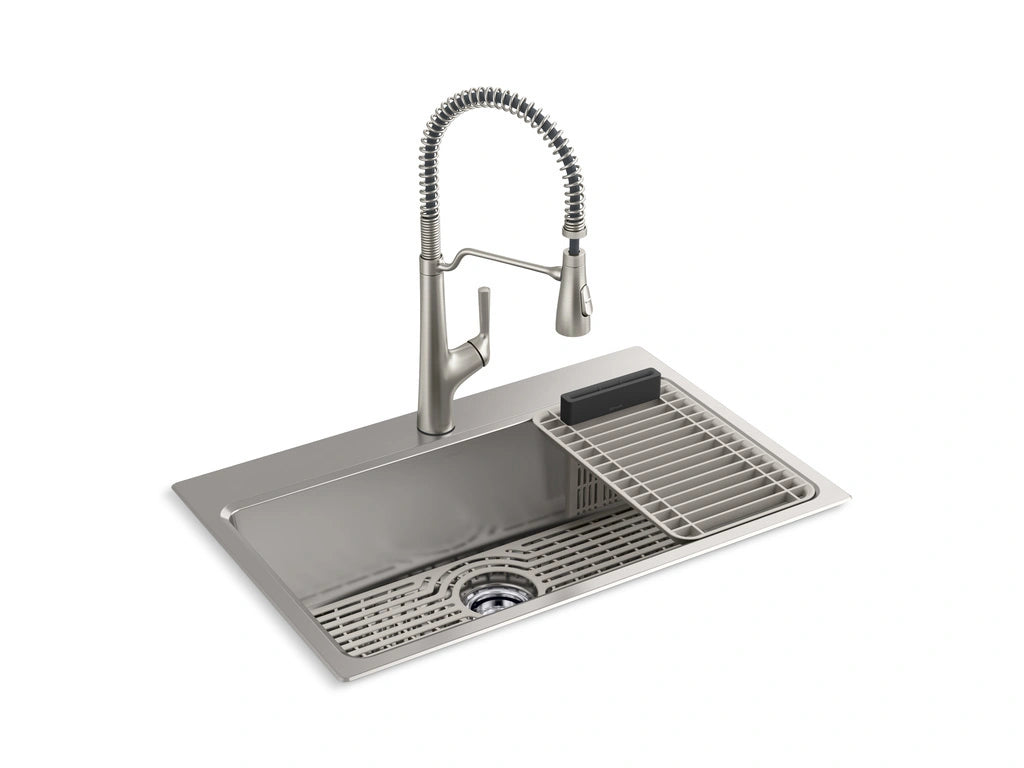 Kohler Pro-Inspired Kitchen Sink Kit with Drying Rack