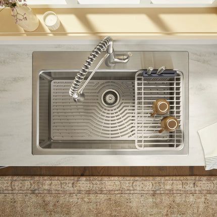 Kohler Pro-Inspired Kitchen Sink Kit with Drying Rack