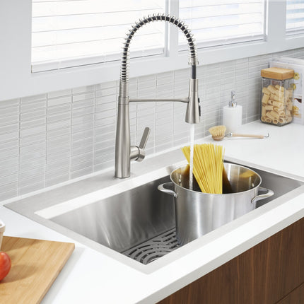 Kohler Pro-Inspired Kitchen Sink Kit with Bamboo cutting board