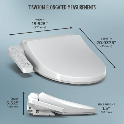 TOTO Washlet Elongated Bidet Seat