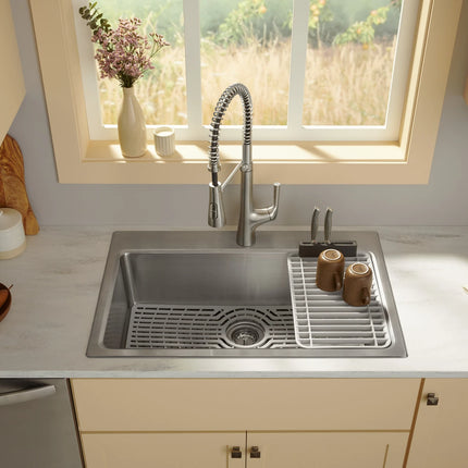 Kohler Pro-Inspired Kitchen Sink Kit with Drying Rack