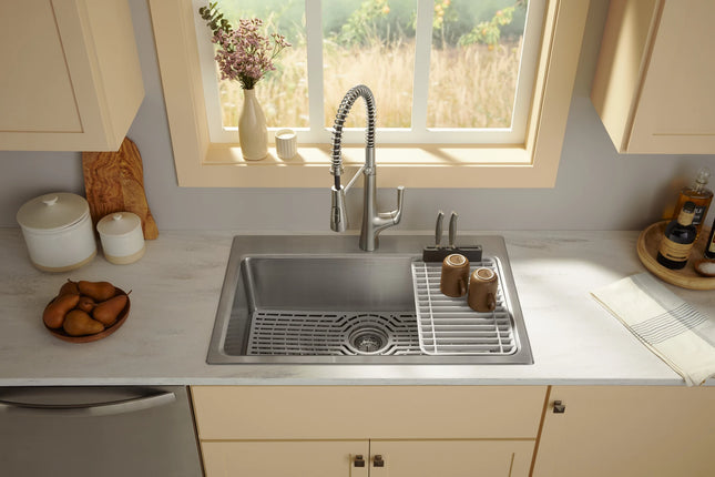 Kohler Pro-Inspired Kitchen Sink Kit with Drying Rack
