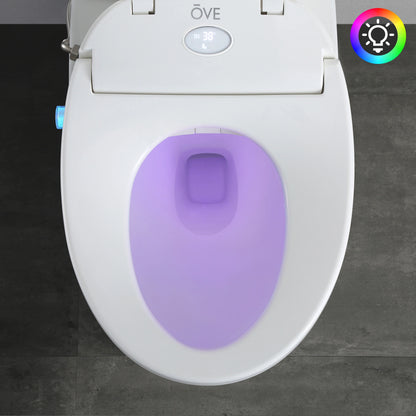 OVE Decors Enlight Smart Bidet Elongated Toilet Seat with Remote Control