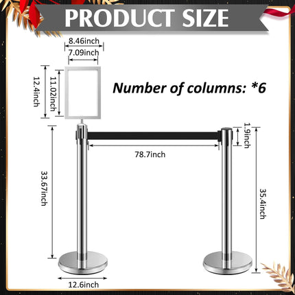 Ferraycle 6 Pcs Stanchions