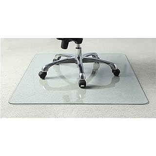 Tempered Glass Office Chair Mat - 36 x 46 Inch Rectangle