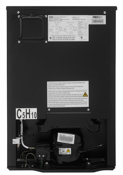 Danby (DAR026A1BDD) 2.6 cu. ft. Compact Fridge in Black