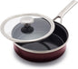 Merten & Storck European Crafted Steel Core Enameled Cookware, Saute Pan Jumbo Cooker with Lid, Induction