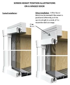 Single Retractable Screen Door