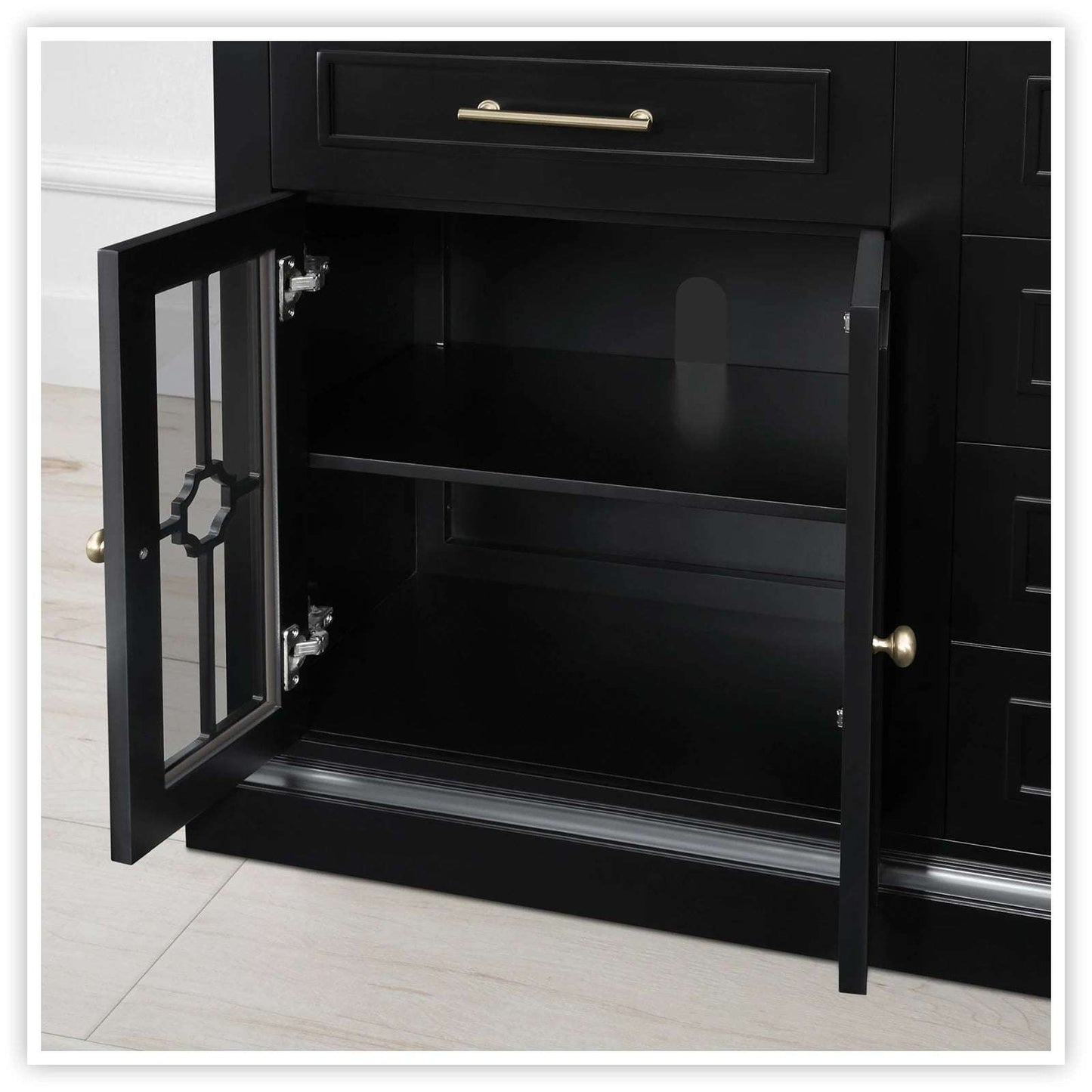 Positano 72” Customizable Accent Cabinet with Storage