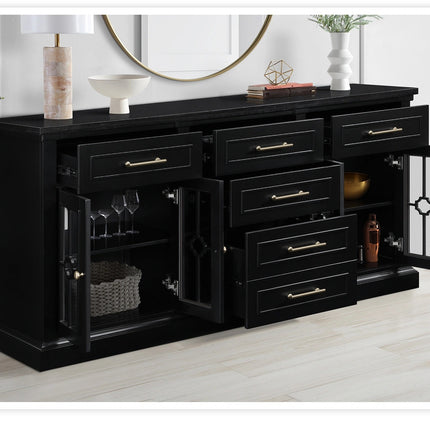 Positano 72” Customizable Accent Cabinet with Storage