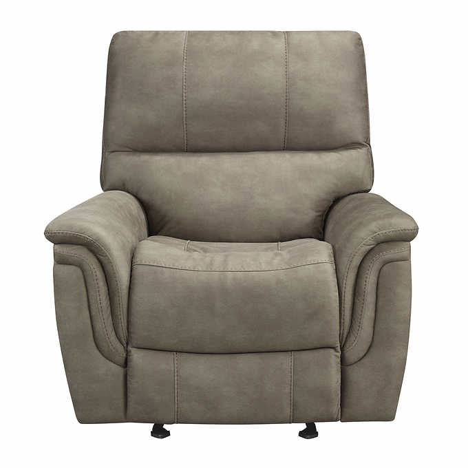 Barcalounger Fabric Power Glider Recliner with Power Headrest