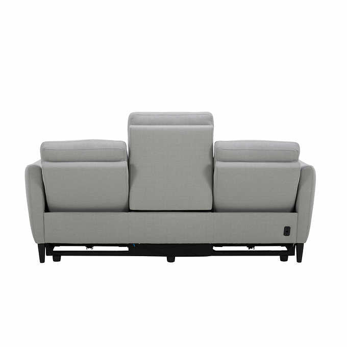 Alpendale Fabric Power Reclining Sofa with Power Headrests