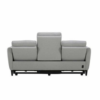 Alpendale Fabric Power Reclining Sofa with Power Headrests