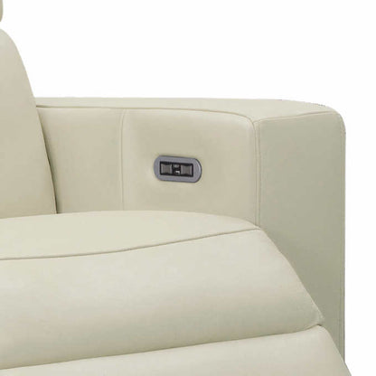 National brand - Leather Power Reclining Loveseat