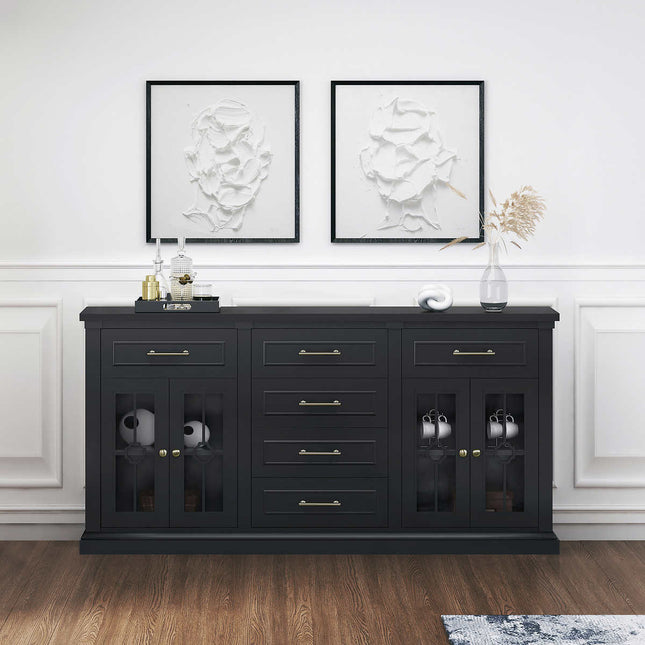 Positano 72” Customizable Accent Cabinet with Storage