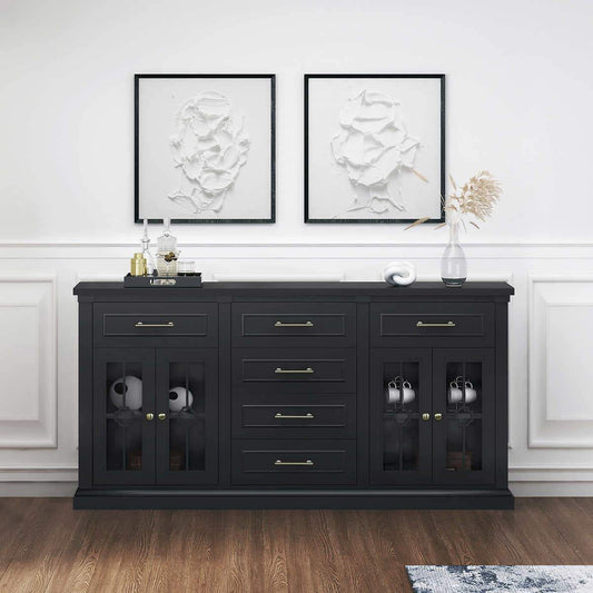 Positano 72” Customizable Accent Cabinet with Storage