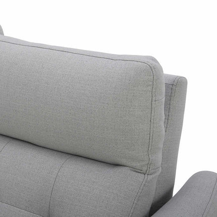 Alpendale Fabric Power Reclining Sofa with Power Headrests