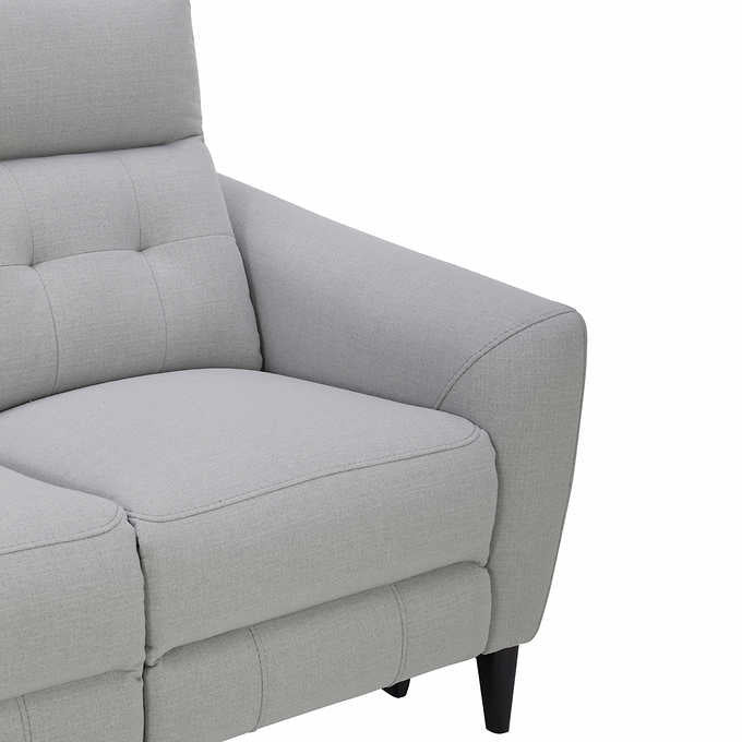 Alpendale Fabric Power Loveseat with Power Headrests