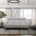 Alpendale Fabric Power Reclining Sofa with Power Headrests