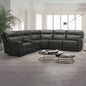 6-piece Leather Power Reclining Sectional with Power Headrests