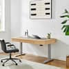 KOBLE Danee 60'' Sit-Stand Electric Desk - Oak