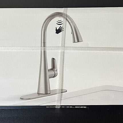 Kohler Anessia Touchless Pull-Down Kitchen Faucet with Optional Deck P