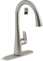 Kohler Anessia Touchless Pull-Down Kitchen Faucet with Optional Deck P